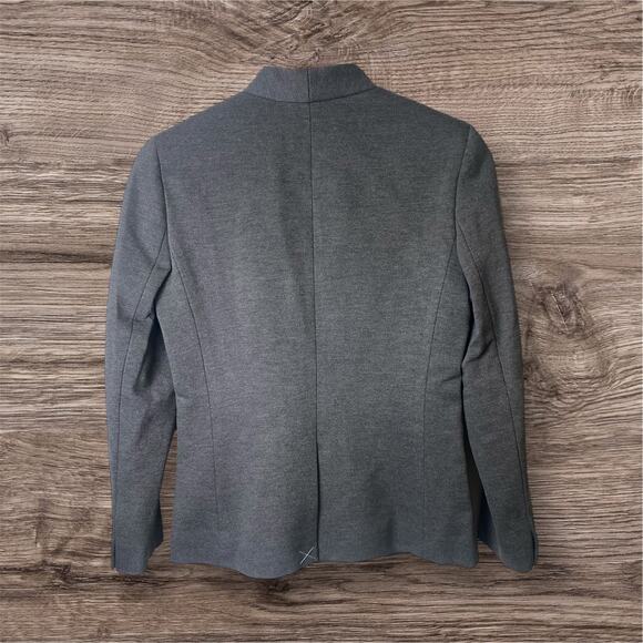 J. Crew Women's Going Out Blazer in Heather Dove Gray Stretch Twill Size 4 NWT - Picture 4 of 12